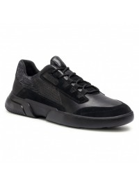 Geox Sneaker Ανδρικό Μαύρο SMOOTHER U04AFA 08522 C9996