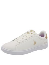 U.S. POLO Sneaker Λευκό MARLYN001 WHI-GOL04