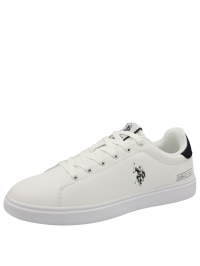 U.S. POLO Ανδρικό Sneaker Λευκό BYRON001 WHI-BLK04