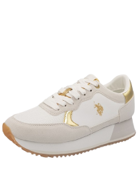 U.S. POLO Γυναικείο Sneaker Λευκό SACHA002 WHI-GOL03