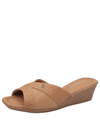 Piccadilly Mule Παντόφλα Μπεζ 153063-2 BEIGE